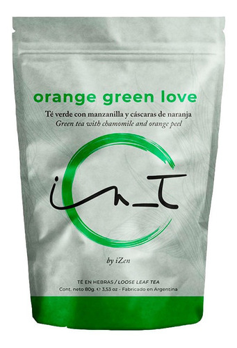 Te En Hebras In_t  Orange Green Love Doypack By Intizen 60gr