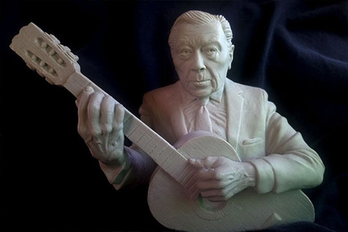 Busto De Atahualpa Yupanki Con Guitarra, Folclore