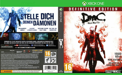 Game Xbox One Devil May Cry Mídia Física/ Novo/ Lacrado