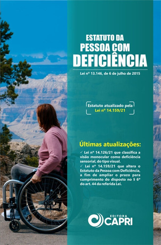 Livro Físico Estatuto Pessoa Com Deficiência Atualizado 2022