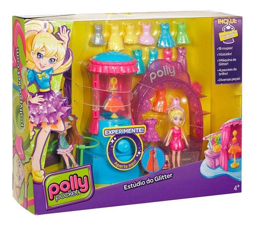 Polly Pocket  Estúdio Do Glitter Cjl22 Mattel De 2014