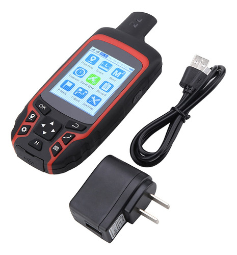 Navegador Gps De Mano Con Brújula Y Cargador Usb Recargable