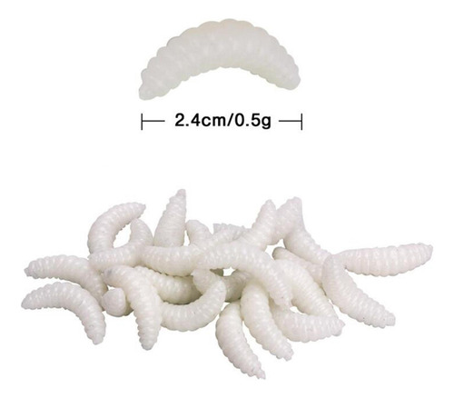 6 Señuelo De Pesca, Cebo De Tamaño Pequeño,,, 50 Pcs