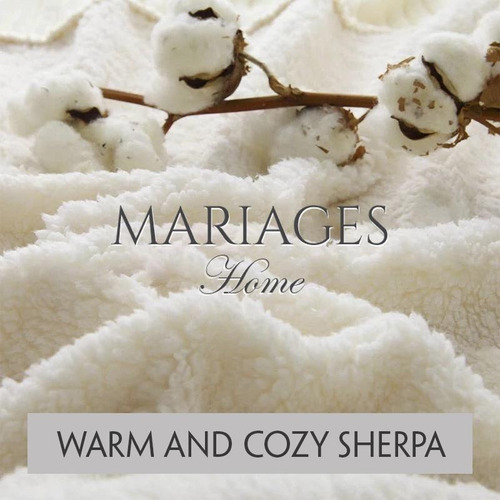 Imagen 4 de 9 de Frazada Mariages Home Pontevedra Flannel Edredón King
