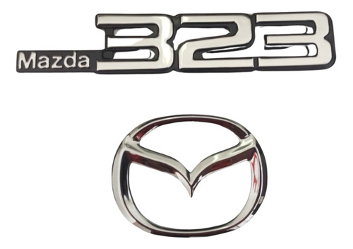 Emblemas Para Mazda 323 Plaqueta 323  Y Logo Mazda. 