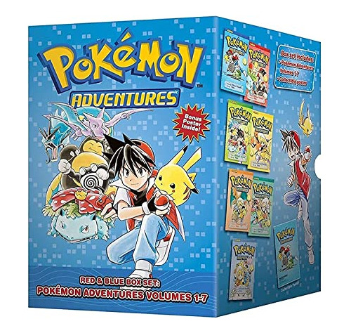 Book : Pokemon Adventures (7 Volume Set - Reads R To L...