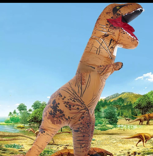 Disfraz Inflable  Dinosaurio T-rex Disfraces Para Party