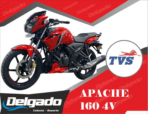 Moto Tvs Apache 160 4v Financiado 100% Y Hasta En 60 Cuotas