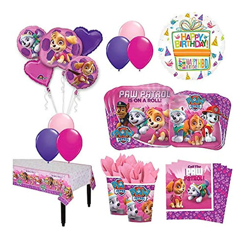 The Ultimate 8 Guest 53pc Paw Patrol Girls Skye Y Evere...