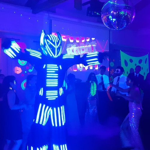 Show De Robot Led Para Matrimonios Graduaciones Cumpleaños