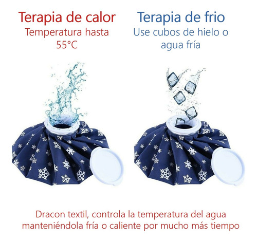 Bolsa Térmica Hielo Agua Fría Alivia Dolores Terapia Golpes
