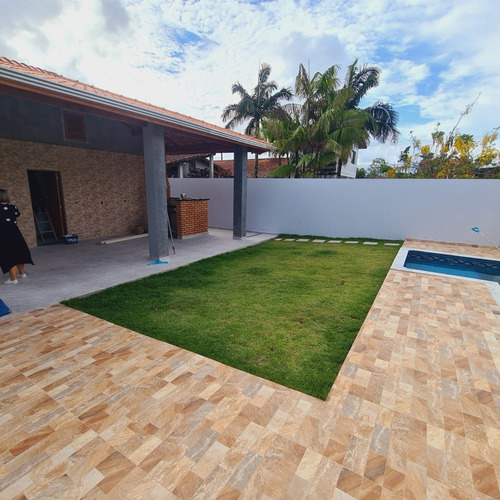 Imagem 27 de 30 de Casa Com 3 Dorms Em Itanhaém, Cibratel Ll Com Piscina De Lote Inteiro 380m², R$660.000,00, Lado Praia 100 Metros Do Mar