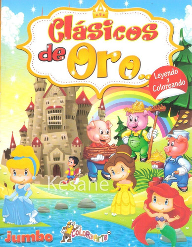 Imagen 9 de 10 de 3 Libros Colorear Iluminar Jumbo Paquete Preescolar Surtido