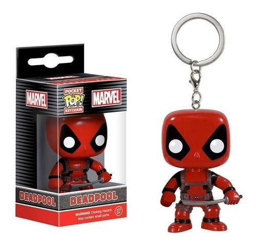 Deadpool Con Espada Llavero - Pocket Pop Keychain