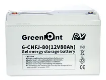 Comprar Batería Solar Vrla Gel 12v 80ah Greenpoint - Energía Solar