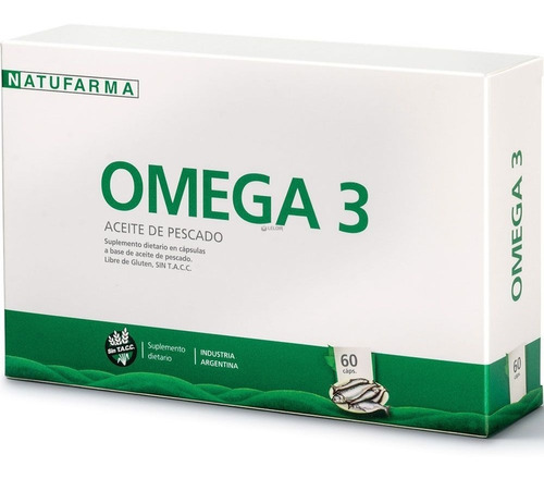 Natufarma Omega 3 Aceite De Pescado Colesterol 60 Capsulas