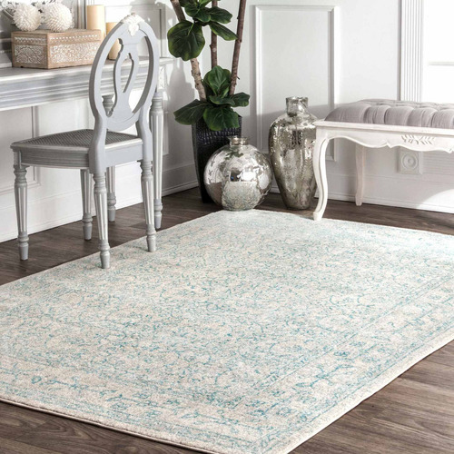 Alfombra Vintage Waddell, 539 X 739 5, Azul