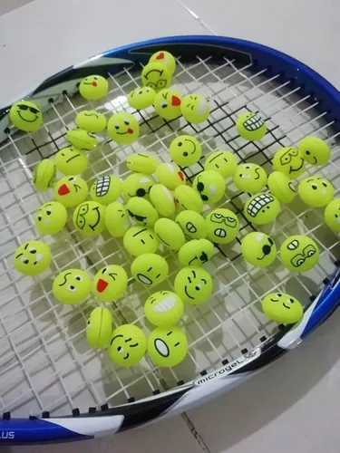 5 Pzs Antivibrador Para Raqueta De Tenis O Frontenis Emoji