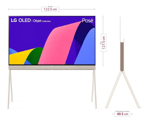 Televisor LG Oled Objet Collection 55lx1, Procesador 4k (ai)