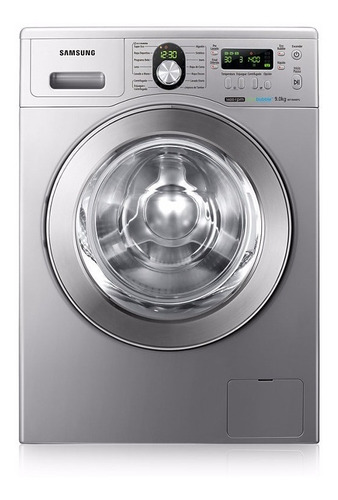 Lavarropas Automatico Samsung Wf1904 Plata 9kg 1400 Rpm