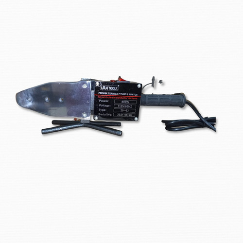 Imagen 4 de 8 de Maquina Polifusor Termofusora Soldador De Tubos Pvc Prt006