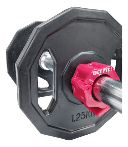 Disco Recubierto Caucho Get Fit! Mancuerna 1,25 Kg
