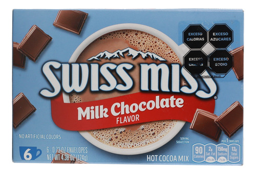 Swiss Miss Chocolate Con Leche En Polvo 12 Sobres Importado