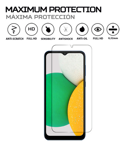 Protector Mica Pantalla Para Samsung Galaxy A03 Core
