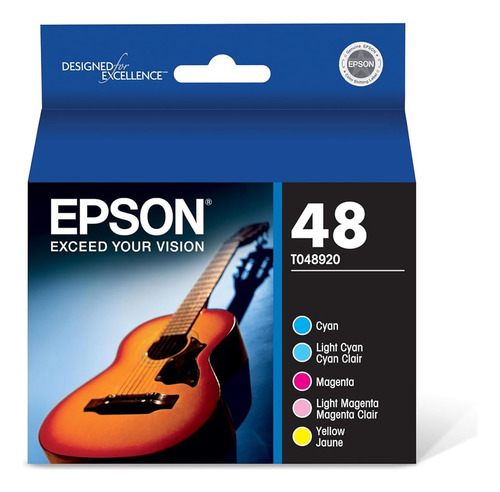 Epson 48 Paquete Combinado De Color De Capacidad Estándar (t
