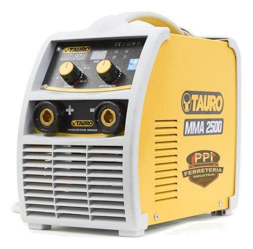 Soldadora Inverter Mma-2500 Tauro Para Electrodos Ppi