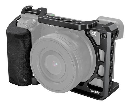 Cage Smallrig Para Sony A6500 Com Grip De Madeira