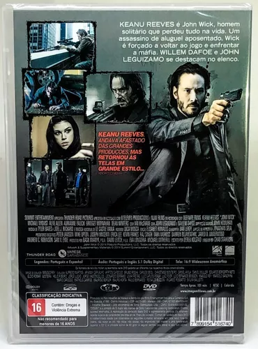 Coleção Trilogia John Wick 1, 2 e 3 Filmes em dvd em Promoção na Americanas