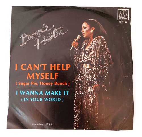 Bonnie Pointer - I Can't Help Myself    Single 7