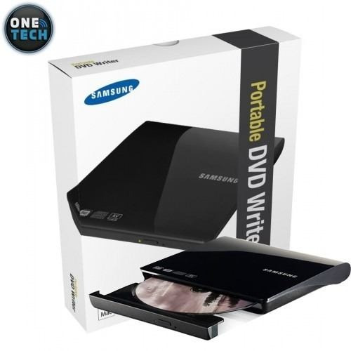 Gravador Leitor Slim Externo Samsung Cd Dvd Usb Preto