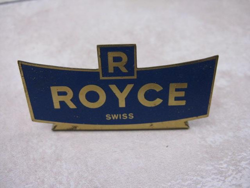 Intihuatana: Publicidad De Reloj Pulsera Swiss Royce