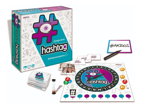 Juego De Mesa De Los Hasthag Toyco