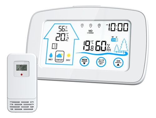 Reloj De Estación Meteorológica, Recordatorio De Temperatura