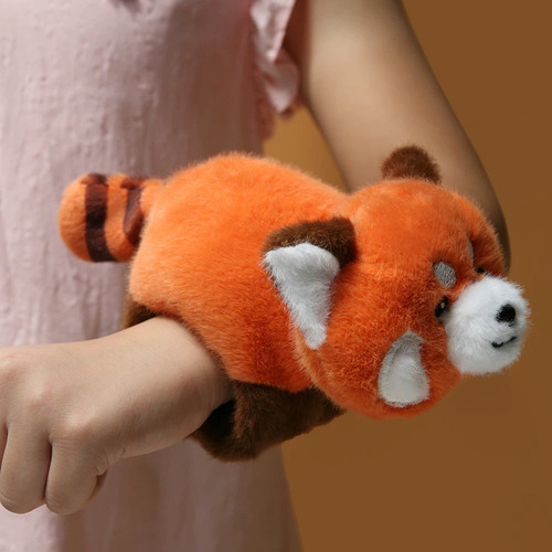 Anillo De Peluche De Panda Rojo Para Golpear Y Chocar