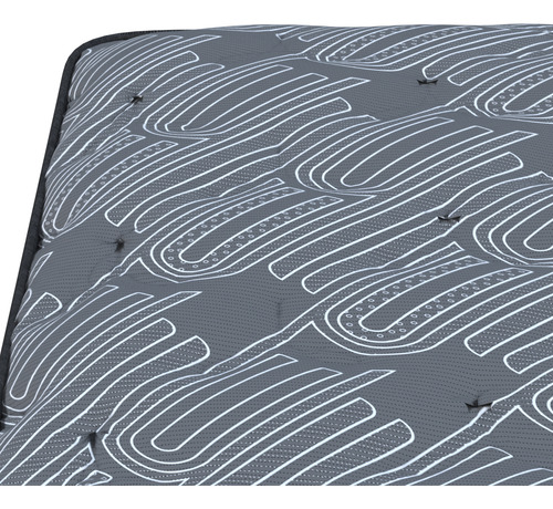 Colchón Queen Size Therapedic Heaven Ortopedic Foam Confort Color Gris