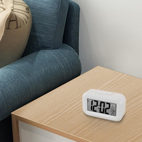 Despertador Digital Con Pantalla De Fecha Y Temperatura