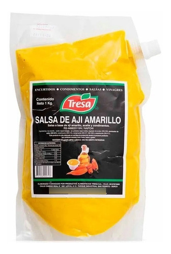 Pasta De Aji Amarillo  1 Kg - g a $93