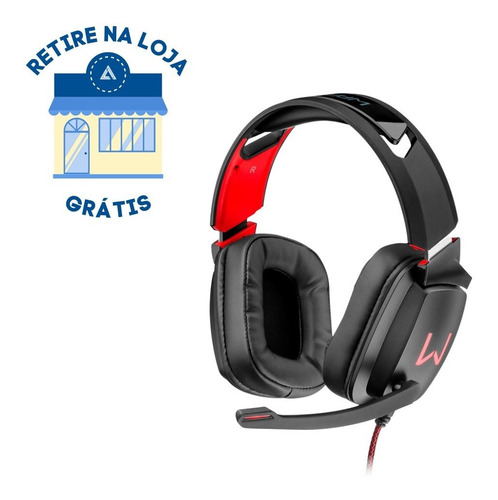 Imagem 1 de 4 de Headset Gamer Warrior Kaden Usb 2.0 Stereo Led Rgb - Ph301