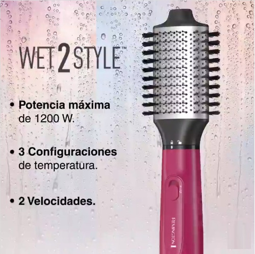 Cepillo Redondo Secador Con Aire Remington P Cabello As15ab