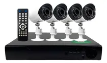 Comprar Kit Camara X 4 Seguridad Dvr Cctv Int\u002Fext Internet 1080p Color Blanco