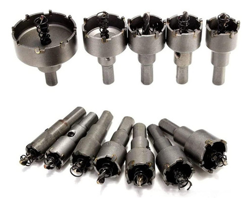 Kit De Serra Copo De Metal Com 12 Peças