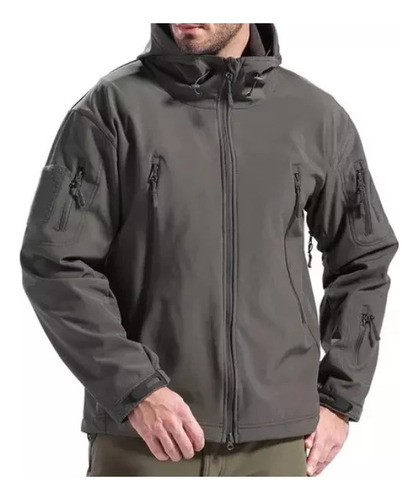 Chaqueta Táctica Impermeable De Piel De Tiburón Suave Para Hombre