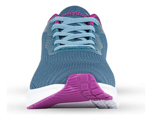 Imagen 3 de 8 de Tenis Pulmi Azul-fuc Para Mujer Croydon
