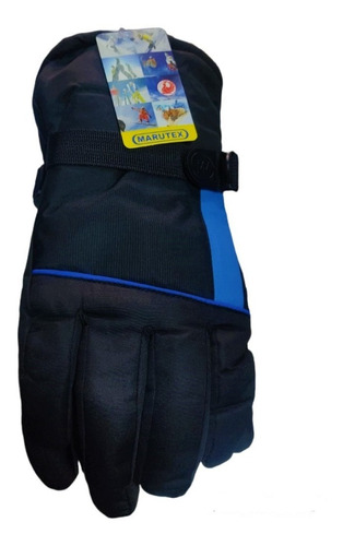 Guantes Térmicos Para Nieve O Moto! Marutex Negro/azul