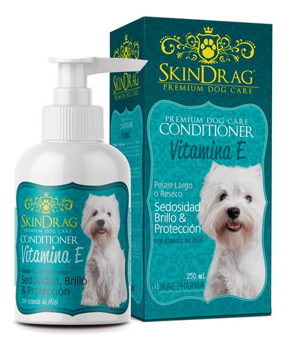 Acondicionador Para Perros Skindrag Vitamina E Y Miel 250ml