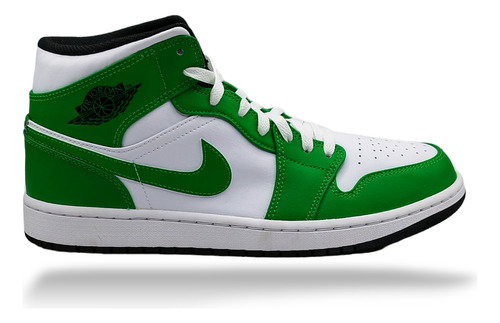 Tenis Jordan 1 Mid Lucky Green Original 